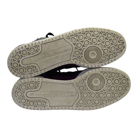 B2 Auth ADIDAS Forum Exhibit Low Black Victory Crimson Green Shoes H01912 Sz 12 - Picture 5 of 6